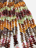 Tundra Sapphire faceted Drop Beads 3-3.5x5-6 mm Size - 8 inch Length - AAA Quality- Natural Tundra Sapphire Drops Briolette