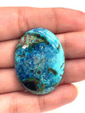 Shattuckite Cabochon • Code T26- T30 • AAA Quality • Natural Shattuckite Cabs •