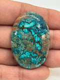 Shattuckite Cabochon • Code T11- T15 • AAA Quality • Natural Shattuckite Cabs • Shattuckite Pendant