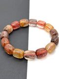 Multi Rutile Bracelet •11x13mm Size • Code #D1• AAA Quality •Weight 43.7 gm. Natural Rutilated Quartz Bracelet
