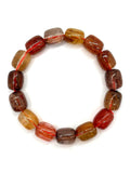Multi Rutile Bracelet •11x13mm Size • Code #D1• AAA Quality •Weight 43.7 gm. Natural Rutilated Quartz Bracelet