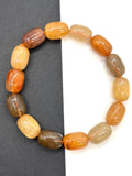 Multi Rutile Bracelet •10x14mm Size • Code #D6• AAA Quality •Weight 34.3 gm. Natural Rutilated Quartz Bracelet