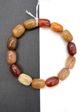 Multi Rutile Bracelet •10x13mm Size • Code #D7• AAA Quality •Weight 34.6 gm. Natural Rutilated Quartz Bracelet