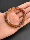 Multi Rutile Bracelet •8x12 mm Size • Code #D8• AAA Quality •Weight 20.3 gm. Natural Rutilated Quartz Bracelet