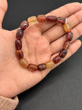 Multi Rutile Bracelet •9x11mm Size • Code #D10• AAA Quality •Weight 26.2 gm. Natural Rutilated Quartz Bracelet