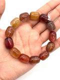Multi Rutile Bracelet •13x17mm Size • Code #D12• AAA Quality •Weight 59.8 gm. Natural Rutilated Quartz Bracelet
