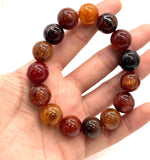 Multi Rutile Bracelet •14 mm Size • Code #M18• AAA Quality •Weight 63.7 gm. Natural Rutilated Quartz Bracelet