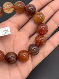 Multi Rutile Bracelet •14 mm Size • Code #M20• AAA Quality •Weight 63.7 gm. Natural Rutilated Quartz Bracelet