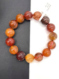 Multi Rutile Bracelet •14 mm Size • Code #M22• AAA Quality •Weight 62 gm. Natural Rutilated Quartz Bracelet