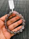 Moss Aquamarine Bracelet • 11.50 mm Size • Code M23 • AAAA Quality • Natural Aquamarine Round Bracelet