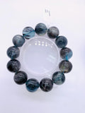 Moss Aquamarine Bracelet • 16.50 mm Size • Code M33 • AAAA Quality • Natural Aquamarine Round Bracelet