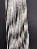 Freshwater Pearl 3 MM Round beads -100% Natural Color AAA Quality 40cm Length , white pearl beads