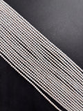 Freshwater Pearl 3 MM Round beads -100% Natural Color AAA Quality 40cm Length , white pearl beads