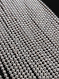 Freshwater Pearl 4MM Round beads -100% Natural Color AAA Quality 40cm Length , white pearl beads