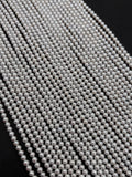 Freshwater Pearl 4MM Round beads -100% Natural Color AAA Quality 40cm Length , white pearl beads