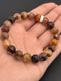 Multi Rutile Bracelet •9 mm Size • Code #M6• AAA Quality •Weight 22.4 gm. Natural Rutilated Quartz Bracelet