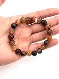 Multi Rutile Bracelet •9 mm Size • Code #M6• AAA Quality •Weight 22.4 gm. Natural Rutilated Quartz Bracelet