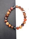 Multi Rutile Bracelet • 8.50 mm Size • Code #M5• AAA Quality •Weight 20.1 gm. Natural Rutilated Quartz Bracelet