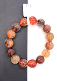 Multi Rutile Bracelet • 14 mm Size • Code #M15• AAA Quality •Weight 62 gm. Natural Rutilated Quartz Bracelet
