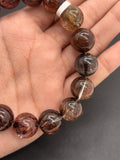 Multi Rutile Bracelet • 14 mm Size • Code #M14• AAA Quality •Weight 67.4 gm. Natural Rutilated Quartz Bracelet