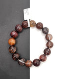 Multi Rutile Bracelet • 14 mm Size • Code #M14• AAA Quality •Weight 67.4 gm. Natural Rutilated Quartz Bracelet