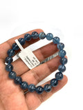 Santa Maria Aquamarine Bracelet • 8.5 mm Size • Code B3 • AAA Quality • Natural Aquamarine Round Bracelet