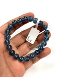 Santa Maria Aquamarine Bracelet • 8.5 mm Size • Code B3 • AAA Quality • Natural Aquamarine Round Bracelet