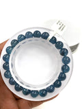 Santa Maria Aquamarine Bracelet • 8.5 mm Size • Code B3 • AAA Quality • Natural Aquamarine Round Bracelet