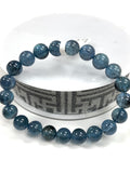 Santa Maria Aquamarine Bracelet • 8.5 mm Size • Code B4 • AAA Quality • Natural Aquamarine Round Bracelet