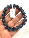 Santa Maria Aquamarine Bracelet • 9 mm Size • Code B6 • AAA Quality • Natural Aquamarine Round Bracelet