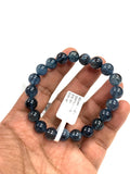 Santa Maria Aquamarine Bracelet • 9 mm Size • Code B7 • AAA Quality • Natural Aquamarine Round Bracelet
