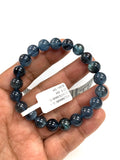 Santa Maria Aquamarine Bracelet • 9 mm Size • Code B7 • AAA Quality • Natural Aquamarine Round Bracelet
