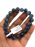Santa Maria Aquamarine Bracelet • 10 mm Size • Code B10 • AAA Quality • Natural Aquamarine Round Bracelet