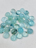 7 mm Peruvian Opal Round cabs • Pack of 4 pcs. AAA Quality • Natural Peru Opal Cabs • Origin- Peru