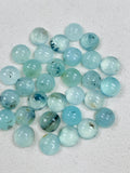 7 mm Peruvian Opal Round cabs • Pack of 4 pcs. AAA Quality • Natural Peru Opal Cabs • Origin- Peru