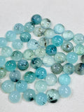 8 mm Peruvian Opal Round cabs • Pack of 2 pcs. AAA Quality • Natural Peru Opal Cabs • Origin- Peru