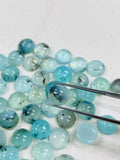 8 mm Peruvian Opal Round cabs • Pack of 2 pcs. AAA Quality • Natural Peru Opal Cabs • Origin- Peru
