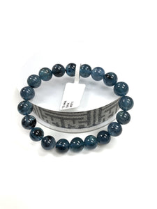 Santa Maria Aquamarine Bracelet • 10 mm Size • Code B11 • AAA Quality • Natural Aquamarine Round Bracelet