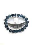 Santa Maria Aquamarine Bracelet • 10 mm Size • Code B11 • AAA Quality • Natural Aquamarine Round Bracelet