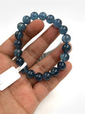 Santa Maria Aquamarine Bracelet • 10 mm Size • Code B12 • AAA Quality • Natural Aquamarine Round Bracelet