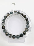 Moss Aquamarine Bracelet • 8.80 mm Size • Code M8 • AAAA Quality • Natural Aquamarine Round Bracelet