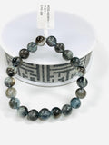 Moss Aquamarine Bracelet • 8.80 mm Size • Code M8 • AAAA Quality • Natural Aquamarine Round Bracelet