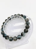 Moss Aquamarine Bracelet • 8.80 mm Size • Code M8 • AAAA Quality • Natural Aquamarine Round Bracelet