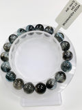 Moss Aquamarine Bracelet • 10 mm Size • Code M18 • AAAA Quality • Natural Aquamarine Round Bracelet