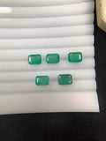 Natural Emerald - Code B1 to B5 - Zambia Emerald- Emerald Cut - Gemstone Ring Earring- Emerald Stone