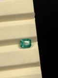 Natural Emerald 7.15X5.7 mm Size - 1.45 cts Weight - Code B6 - Pack of 1 Piece - Zambia Emerald- Emerald Cut - Gemstone Ring Earring