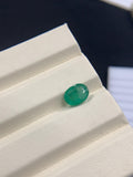 Natural Emerald 9.2x7 mm Size - 2 Cts Weight - Code C3 - Pack of 1 Piece - Zambia Emerald- Emerald Oval Cut - Gemstone Ring Earring