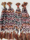 Spinel Faceted Drops Briolette - 3.8x4.2x6.5-8 mm Size - AAA Quality - 8 Inch Length- Multi Spinel Faceted Drop Beads