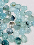 9x11 mm Peruvian Opal Oval cabs • Pack of 2 pcs AAA Quality • Natural Peru Opal Cabochon • Origin- Peru