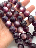 16 mm Lepidolite Round beads - AAA Quality- 40 cm Length- Natural Lepidolite Beads